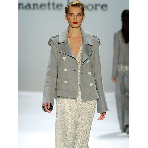 SOLD- Nanette Lepore chiffon jacquard midi dress - Picture 14 of 16